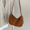 Bolso de mujer de otoño e invierno de Corea del Sur, nuevo bolso bandolera retro pequeño cuadrado, bolso de hombro informal sencillo de gamuza suave esmerilada