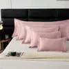 2026 Nuevo Modelo 100% Algodón Funda de Almohada de Fibra Larga Funda de Almohada Individual para Niños y Estudiantes 48X74cm Tamaño Adulto
