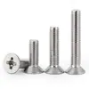 Fabricante Original Tornillos de Acero Inoxidable 201 Cabeza Avellanada Phillips M2-M12 Gb819 Tornillos de Máquina Phillips Cabeza Plana