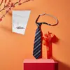 Estilo Japonés Estilo Universitario Camisa de Licenciatura azul marino Rayada Corbata JK para Mujer DK para Hombre Accesorios Casuales Negros Sin Golpes