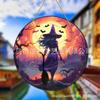 Direto da fábrica série transfronteiriça de elementos de fantasma assustador de Halloween disco de decoração para atmosfera de feriado interno e externo