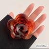 Pinza de Garra Alta para Cola de Caballo de Flor de Rosa para Mujeres, Pinza de Garra para la Parte Posterior de la Cabeza, Pasador de Flor, Accesorio para el Cabello, Tocado, Fijación de la Raíz del Cabello