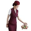 Traje profesional temperamento femenino chaleco departamento de ventas consultor inmobiliario gerente de hotel ropa formal joyería ropa de trabajo primavera y verano