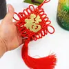 Mascarilla Facial de Cristal Nudo Chino Flor de Ópera de Pekín de un Lado Nudo Propicio para Extranjeros Regalos de Ultramar Bonsái Étnico Decoración