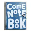 Cuaderno de Hojas Sueltas Retro Estilo Americano, Cuaderno Desmontable para Estudiantes de Secundaria, Engrosado para Preparación de Exámenes, Cuaderno de Tapa de Gran Capacidad