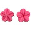 Herramienta de silicona líquida para voltear pasteles, molde de relieve estéreo de 2 pétalos de flor de ciruelo, herramienta de decoración de pasteles DIY