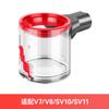 Wanchuang Adaptador Accesorios Aspiradora Dyson Cubo de Polvo V7V8V15 Contenedor de Basura SV10/SV11 Cubo de Polvo Anfitrión