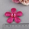 Material de accesorios de joyería en stock DIY hecho a mano flor de cinco pétalos accesorios para el cabello para niños horquilla ropa zapatos y sombreros accesorios decorativos