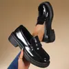 Colección de verano 2026: Mocasines de cuero de suela blanda, estilo británico, talla grande, para mujer, perfectos para primavera, casuales y versátiles, estilo fácil de poner