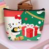 Bolsa Portátil de Almacenamiento Estudiantil Hello Kitty, Bolsa de Maquillaje para Niñas, Bolso de Mano de Alta Gama de Gran Capacidad, Gran Venta