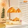 Nova Pintura de Areia Chinesa da Sorte com Fluxo Contínuo Ampulheta 3D Artesanato em Liga Decoração de Mesa Ornamento Descompressor Presente para Amigos