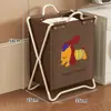 Cesta de lavandería plegable de aspecto elegante para uso doméstico, cesta de lavandería para baño, una herramienta mágica para guardar ropa en el baño, cesta para guardar ropa sucia