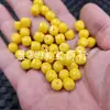 Cuentas de aceite de pollo color ámbar amarillo estilo vintage, cuentas sueltas, cuentas de barril de ámbar artificial, cuentas espaciadoras Lulutong, cuentas para accesorios de joyería DIY