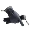Guantes Calientes de Otoño e Invierno, Guantes Separados por Dedos Amigables con la Piel, Guantes Impermeables Calientes para Pantalla Táctil de Teléfono Móvil, Guantes Deportivos a Prueba de Frío para Ciclismo