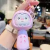 Llavero Divertido de Micrófono Grabador de Dibujos Animados Juguete de Micrófono Pequeño para Descomprimir y Cambiar la Voz Colgante para Mochila Escolar de Estudiante Agarrador