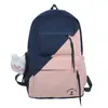 Mochila modelo nuevo 2026, gran capacidad, mochila de viaje casual y simple, estilo universitario, nicho de Instagram, mochila escolar de bloques de color, moderna