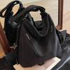 Bolsa de Lona para Mulheres, Grande Capacidade, Novo Modelo 2026, Bolsa de Ombro Casual Versátil, Bolsa Tote de Outono de Alta Qualidade