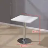 Mesa de ocio para balcón de tamaño pequeño para uso doméstico, mesa cuadrada de ocio y para discutir para cafeterías, mesa de espera, mesa de café