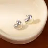 Pendientes de Flor Europeos y Americanos Sencillos para Mujer, Pendientes Exagerados Personalizados, Pendientes de Pétalos de Diseño Nicho Multicapa Ccb de Celebridad de Internet