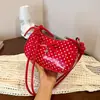 Bolso de Lunares con Lazo para Mujer 2026 Nuevo de Moda Versátil Bolso de Hombro Debajo del Brazo Bolso Cruzado Pequeño Cuadrado de Verano
