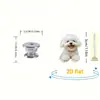 Conjunto de Botões de Descarga de Vaso Sanitário Fofo de Cachorrinho 2D Transfronteiriço, Decorativo e Funcional