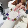 Pulseira de Cristal Fantasma Branco DIY Pulseira de Cristal Natural Multi-Tesouro Pulseira Popular Pulseira Joias Joias Cristal