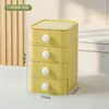 Caja de Almacenamiento de Escritorio BNBS de Colores Macaron, Apilable y Combinable Libremente, Tipo Cajón, Caja de Papelería para Estudiantes