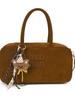 Bolso de Mano de Nicho Estilo Coreano para Mujer 2026 Nuevo Retro Elegante Bolso Boston Súper Popular Bolso de Hombro Cruzado Transfronterizo