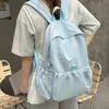2026 Nuevo Estilo Doble Hombro Estilo Juvenil Un Solo Hombro Otoño Cordón Mochila Sencilla Gran Capacidad Manual Viaje Moda para Mujer