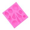 Molde de Silicona de Cola de Pez de Sirena y Caracola Molde para Decoración de Pasteles de Fondant Molde de Chocolate DIY
