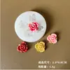 Molde de Silicona Hecho a Mano DIY Pegamento de Cristal Flor Estéreo Rosa Camelia Loto Hoja de Loto Yeso Fondant