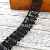 Encaje Plisado Accesorios de Encaje, Materiales de Decoración para Ropa de Concubina, Accesorios, Accesorios de Embalaje, Falda DIY Diadema Hecha a Mano