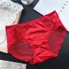 [Rojo Ancola] 880# Ropa Interior Roja Grande de Año Nuevo Malla de Encaje Seda de Hielo Ropa Interior Roja