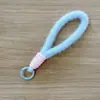 Lanyard de Muñeco de Peluche Colorido para Teléfono, Correa Corta para Muñeca, Llavero para Funda de Teléfono, Correa Antiperdida, Accesorio para Bolso