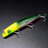 Cebo flotante Mino Luya para pesca en superficie, con cuentas, para aguas poco profundas, sin labios, Milo, 12 cm, 21,7 g, cebo falso, 0,6 m