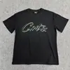 Comercio Exterior Transfronterizo Al por Mayor Serie Básica Marca de Moda Camiseta de Manga Corta con Estampado de Logo de Letra Fantasma