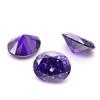 Atacado de Pedras Preciosas Wuzhou Zircônia Branca Colorida 5A Formato de Ovo Formato Dan Ovo de Pombo Zircônia Oval Pedra Solta