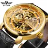 Nuevo Modelo 2022 T-Winner Reloj Europeo y Americano para Hombre, Elegante Reloj Mecánico Manual Impermeable con Diseño Hueco, Disponible para Dropshipping