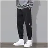 Calça Longa Masculina Esportiva Confortável Moderna para Trabalho Tamanho Grande Calça Jogger Masculina Casual Solta Comércio Exterior Verão Versátil