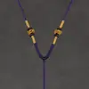 Cordão de Colar Ajustável para Pingentes, Estilos Grosso e Fino, Adequado para Homens e Mulheres, para Pingentes de Jade e Pedras Preciosas