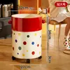 Lixeira Grande para Sala de Estar de Casa, Grande Capacidade, Móvel, Quarto, Específica para Cozinha, Aparência Elevada, Recipiente de Armazenamento Dopamina