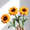 Regalo de Navidad Palo retorcido DIY Hecho a mano Girasol Flor de sol Regalo de Año Nuevo para Empleados