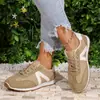 Zapatos de Mujer con Cordones Talla Grande 2026 Primavera y Otoño Nuevos Ligeros Simples Deportivos Casuales Comercio Exterior al por Mayor Zapatos de Entrenamiento Alemanes