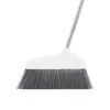 Juego de escoba y recogedor, escoba doméstica de pelo suave, recogedor, pala de basura gruesa para uso seco y húmedo de doble uso con dientes raspadores.