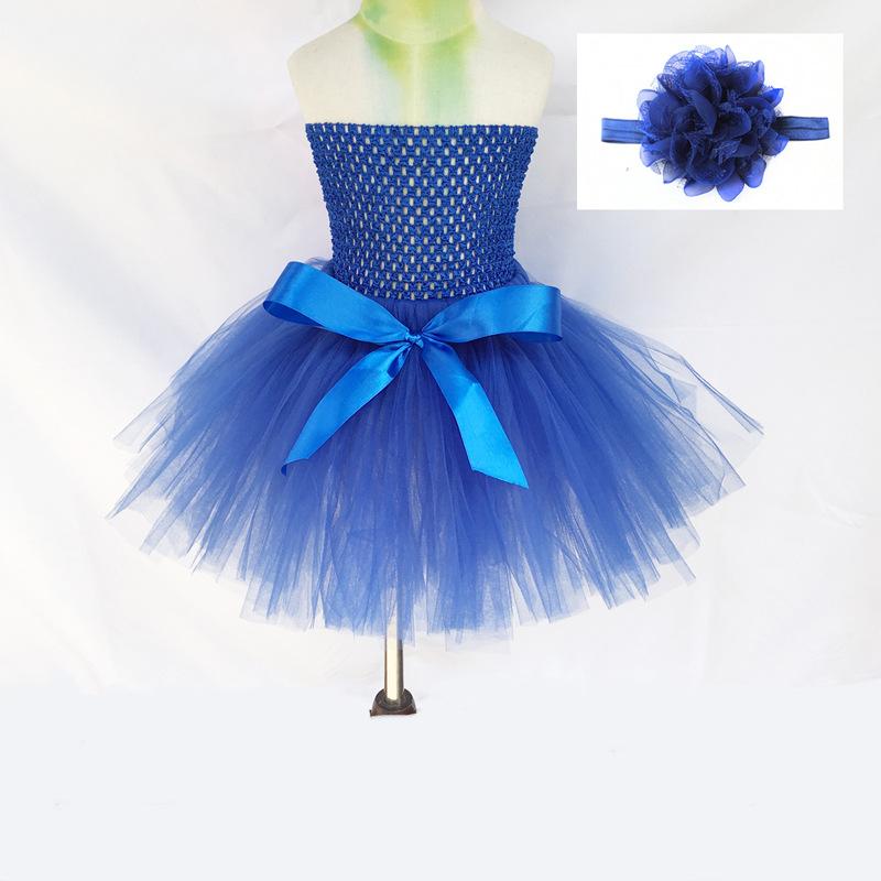 Royal Blue Tutu Top Skirt Dres