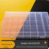 Grande caixa de armazenamento de plástico transparente destacável de 28 compartimentos elástico parafusos frisados ferramentas de hardware acessórios caixa PP