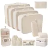 2025 Novas Sacolas Organizadoras Populares para Cosméticos, Mudança, Viagem, Conjunto de Sete Peças para Roupas, Colchas, Roupa Íntima, Desktop Atacado