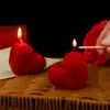 Velas Perfumadas en Forma de Corazón al por Mayor para el Hogar Hechas a Mano de Alta Gama Recuerdos de San Valentín Boda Velas Perfumadas en Forma de Corazón
