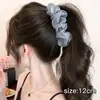 Presilha de cabelo luxuosa e requintada em formato de laço banana, novo estilo coreano 2026, versátil e elegante, adequada para rabos de cavalo altos
