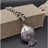 Moda retrô Xizang pingente de prata corrente de suéter colar longo estilo nacional quadrado corajoso presente corrente de suéter atacado